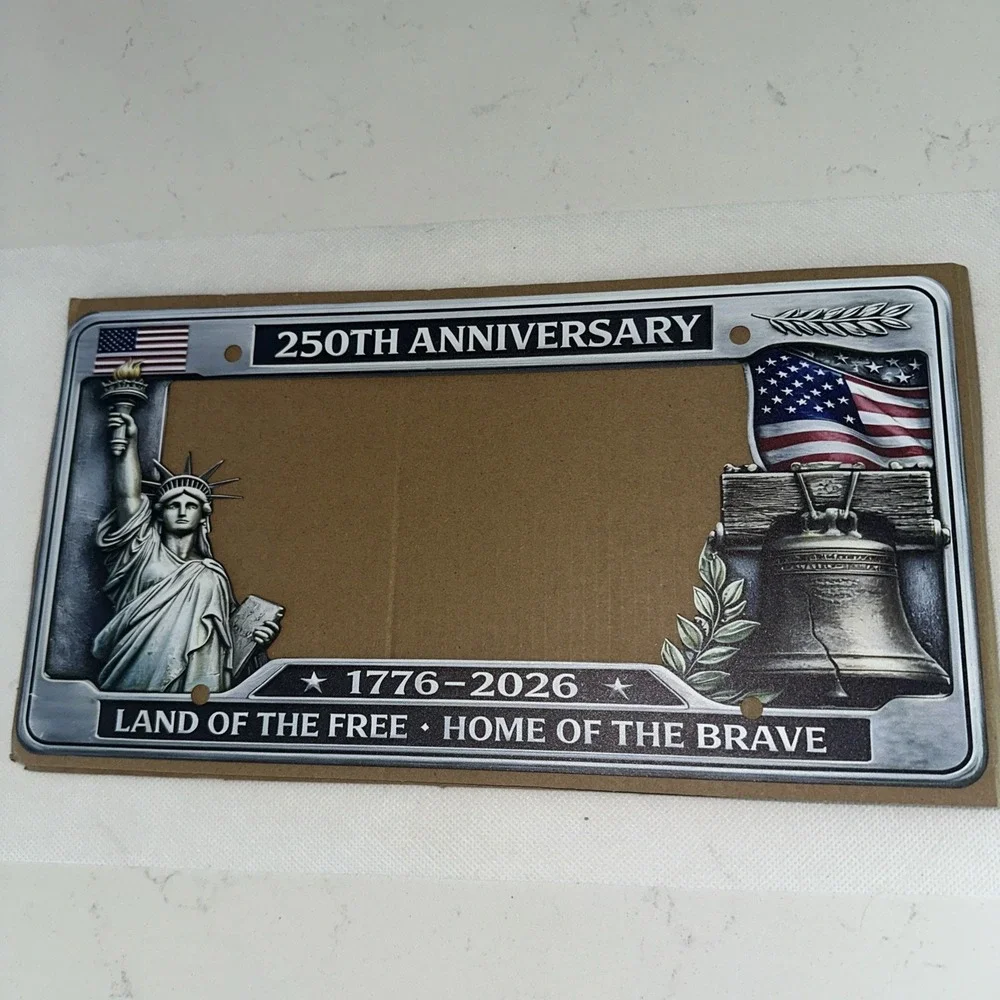 United States 250th Anniversary License Plate Frame Cover